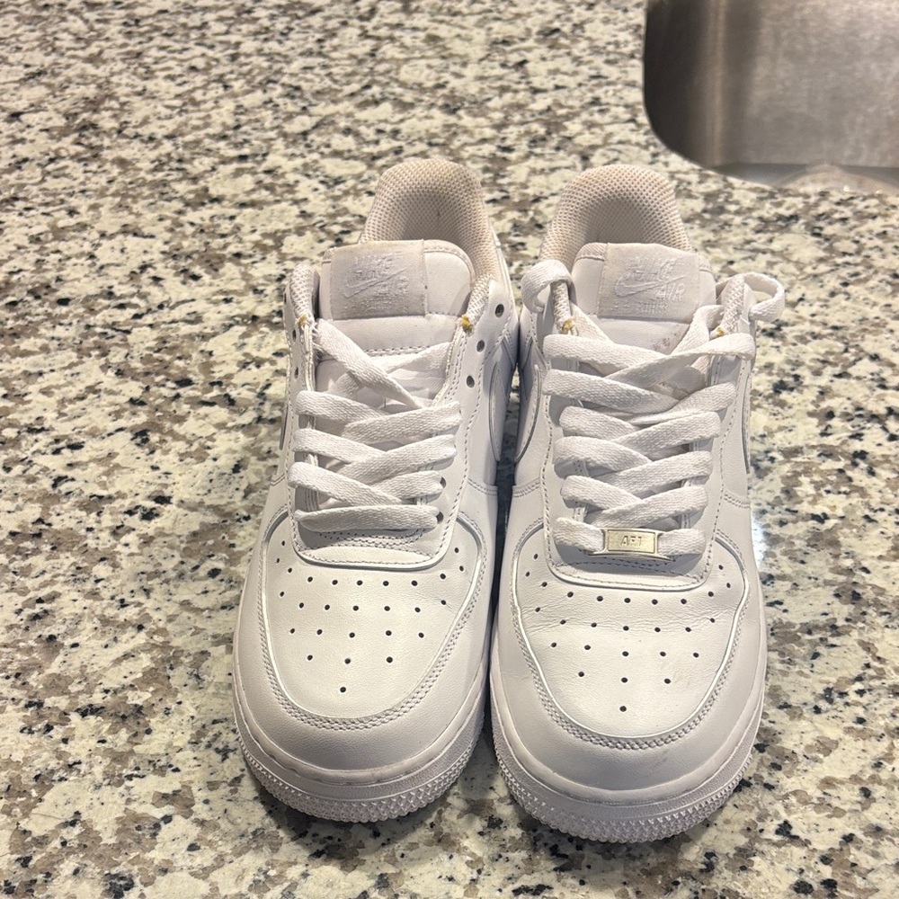 Nike White Lace-Up Sneakers